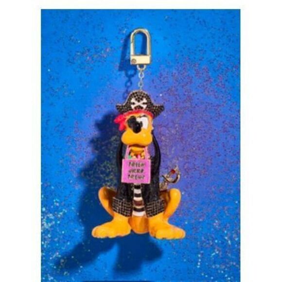 Baublebar Disney Pluto pirate dog  holiday Halloween bag charm/keychain glow - Picture 1 of 4